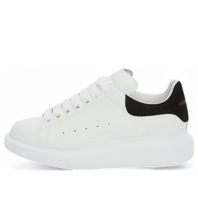 Alexander Mcqueen Black And White Low Top Sneakers With Logo Lettering On The Tongue And Contrasting Heel With Logo Le In Neutral