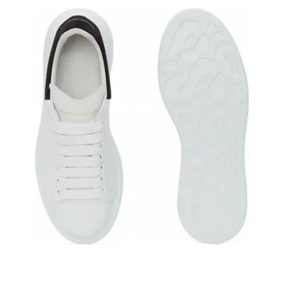 Alexander Mcqueen Black And White Low Top Sneakers With Logo Lettering On The Tongue And Contrasting Heel With Logo Le In Neutral