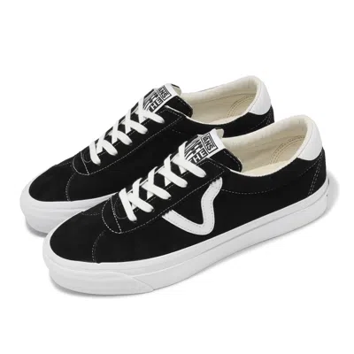 Vans Leather 73dx Low-top Sneakers With Contrasting Details In Black