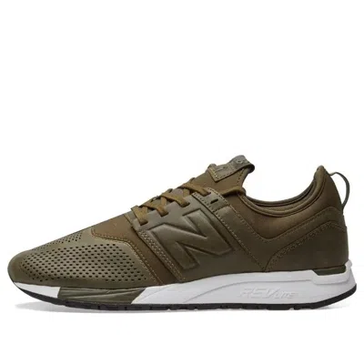 New Balance 247 Leather 'olive' In Green