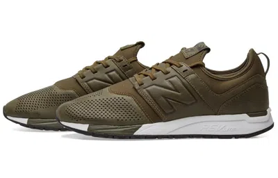 New Balance 247 Leather 'olive' In Green