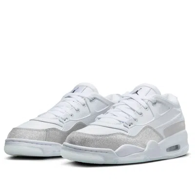 Air Jordan (wmns)  4 Rm 'white Metallic Silver' In Gray