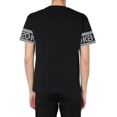 Kenzo Cuff Logo Cotton Short Sleeve T-shirt 'black'