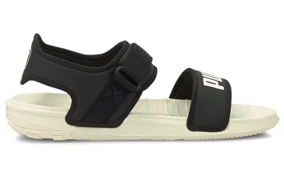 Puma Softride Sandal 'black Marshmallow'