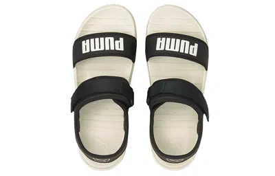 Puma Softride Sandal 'black Marshmallow'