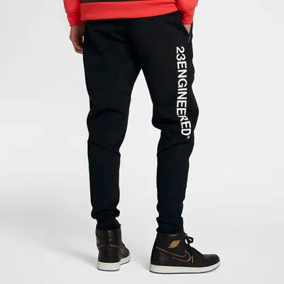 Air Jordan 23 Flight Space Cotton Athleisure Casual Sports Long Pants Black