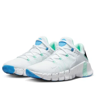 Nike Free Metcon 4 "white/mint Foam" Sneakers In Multi