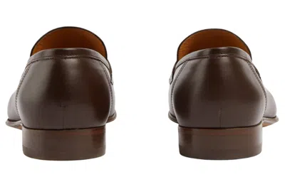 Gucci Interlocking G Loafer 'dark Brown Leather'