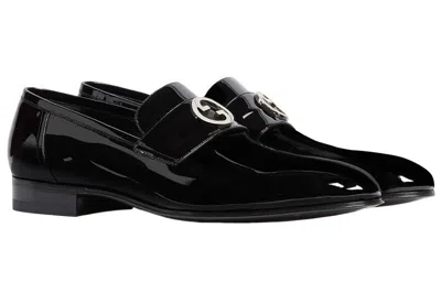 Gucci Interlocking G Loafer 'black Leather'