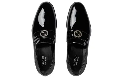 Gucci Interlocking G Loafer 'black Leather'