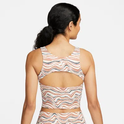 Nike (wmns)  Yoga Dri-fit Luxe Tank 'brown' In Multi