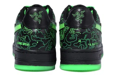 A Bathing Ape X Razer Bape Sta 'black Neon Green'