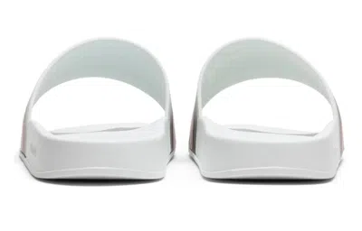 Gucci Pursuit Pool Slides In White