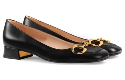 Gucci (wmns)  Ballet Flat With Horsebit 'black Leather'