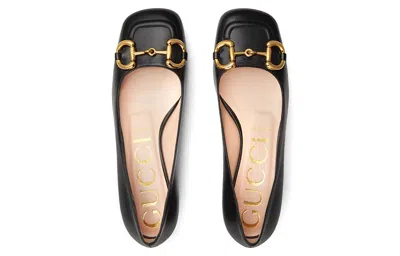 Gucci (wmns)  Ballet Flat With Horsebit 'black Leather'