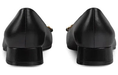 Gucci (wmns)  Ballet Flat With Horsebit 'black Leather'