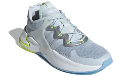 Adidas Originals (wmns) Adidas Neo Roamer 'blue White Yellow' In Gray