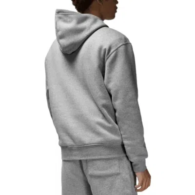 Air Jordan Logo Popover Hoodie 'grey' In Gray