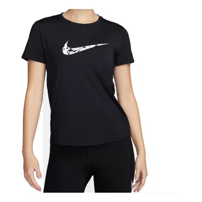 Nike (wmns)  One Swoosh Dri-fit Short-sleeve Running Top 'black White'