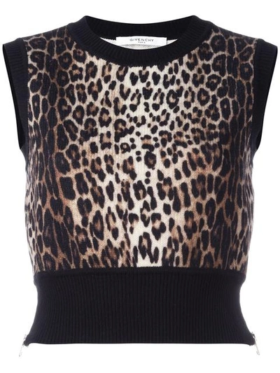 Givenchy Knitted Cropped Tank Top
