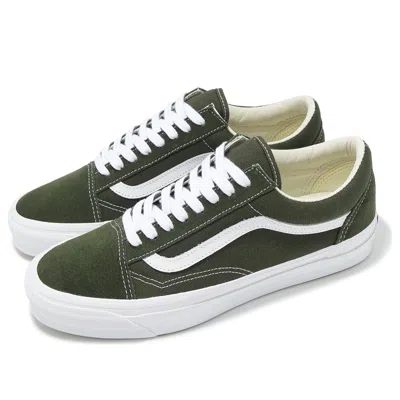 Vans Anaheim Factory Old Skool 36 Dx Shoes In Forest Green