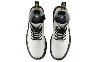 Dr. Martens Jadon Smooth Leather Platform Boot 'white'