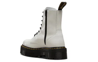 Dr. Martens Jadon Smooth Leather Platform Boot 'white'