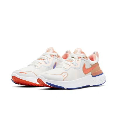 Nike (wmns)  React Miler 'electro Orange' In White