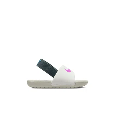 Nike (td)  Kawa Slides 'summit White Hyper Violet' In Multi