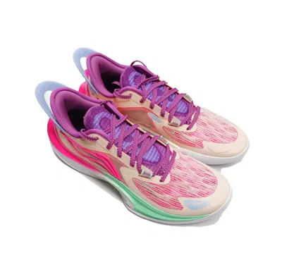 Li-ning Sonic 11 V2 'beige Neon Pink Mint' In Multi