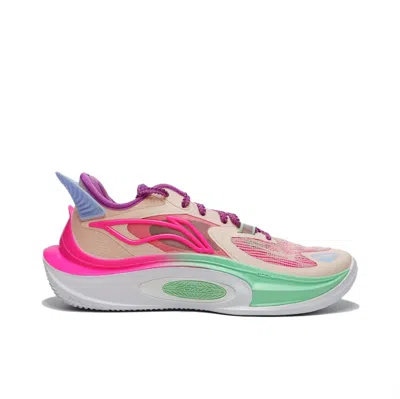 Li-ning Sonic 11 V2 'beige Neon Pink Mint' In Multi