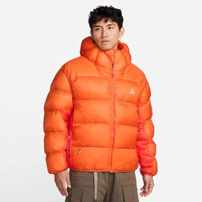 Nike Lunar Puffer Jacket In Orange
