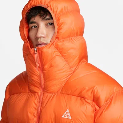 Nike Lunar Puffer Jacket In Orange