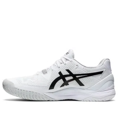 Asics Gel Resolution 8 'white Black' In Neutral
