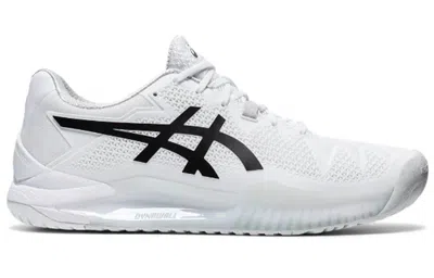 Asics Gel Resolution 8 'white Black' In Neutral