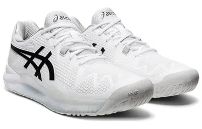 Asics Gel Resolution 8 'white Black' In Neutral