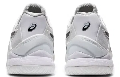 Asics Gel Resolution 8 'white Black' In Neutral