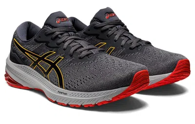 Asics Gt-1000 11 'sheet Rock Yellow Red' In Black