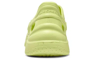 Skechers (wmns)  Foamies Top-level-peachy Vibe 'lime' In Yellow