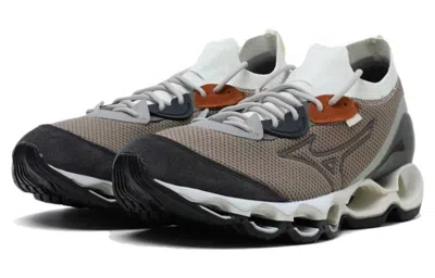 Mizuno Man Sneakers Khaki Size 11 Soft Leather, Textile Fibers In Multi