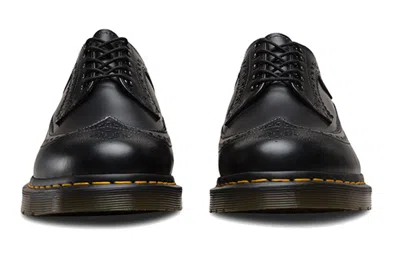 Dr. Martens Herren Vintage 3989 Quilon Leder Brogues Schuhe In Schwarz