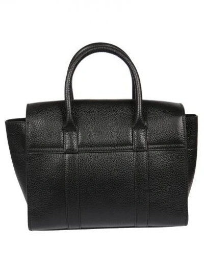 Shop Mulberry Small Bayswater Tote In Black