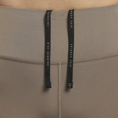 Nike (wmns)  Swift High-waisted 7/8 Running Leggings With Pockets 'mink Brown'