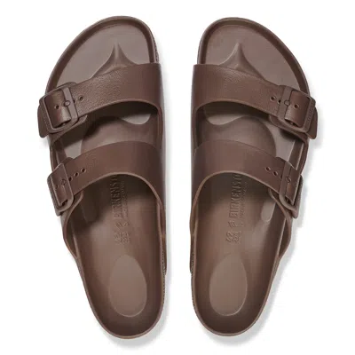 Birkenstock Wide Width Arizona Essentials Eva Sandal In Brown
