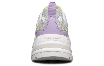 Skechers (wmns)  Stamina V2 Low Running Shoes Gs White/purple In Multi