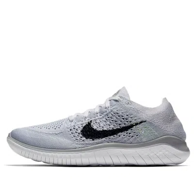 Nike (wmns)  Free Rn Flyknit 2018 'white Platinum' In Multi