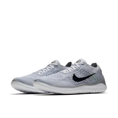 Nike (wmns)  Free Rn Flyknit 2018 'white Platinum' In Multi