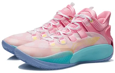 Li-ning Sonic 9 Low 'geranium Pink Turquoise'