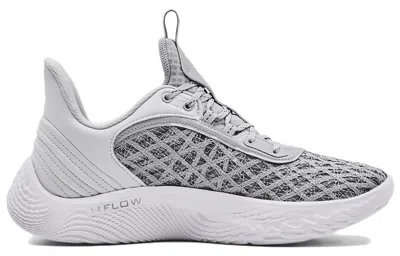 Under Armour Curry 9 Team 'white Mod Grey' In Gray
