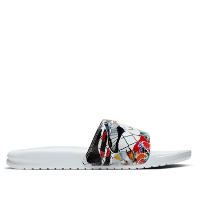 Nike (wmns)  Benassi Jdi Print Slide 'china Hoop Dreams' In Multi